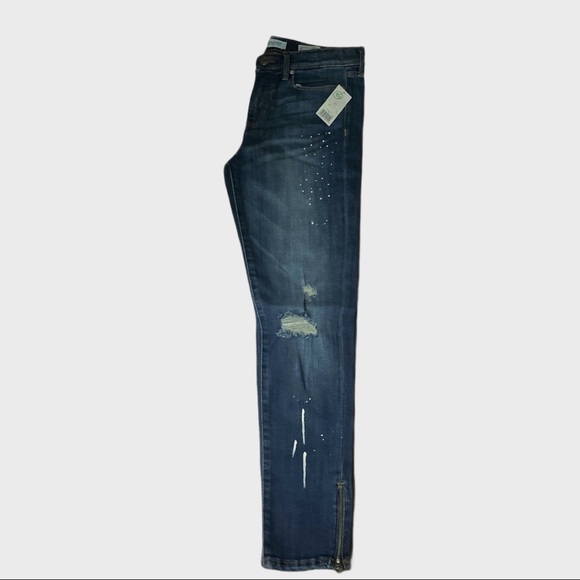 Banana Republic Skinny Ankle Distressed Jeans - Picture 2 of 6